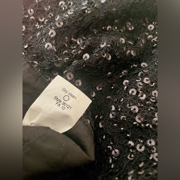 J.Crew Collection Sequin Tie Side Shorts Black Size 10 Style: 30121 - Picture 11 of 13